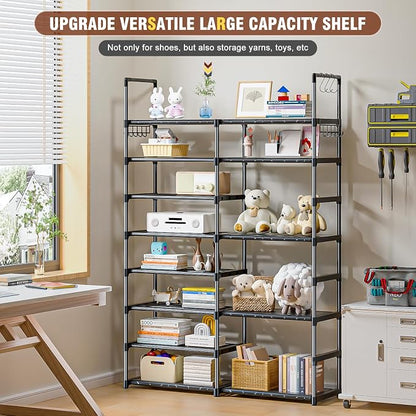 OYREL Shoe Rack Organizer 8 Tiers, Tall Shoe Racks Shelf Storage, 26-32 Pairs - Image 7