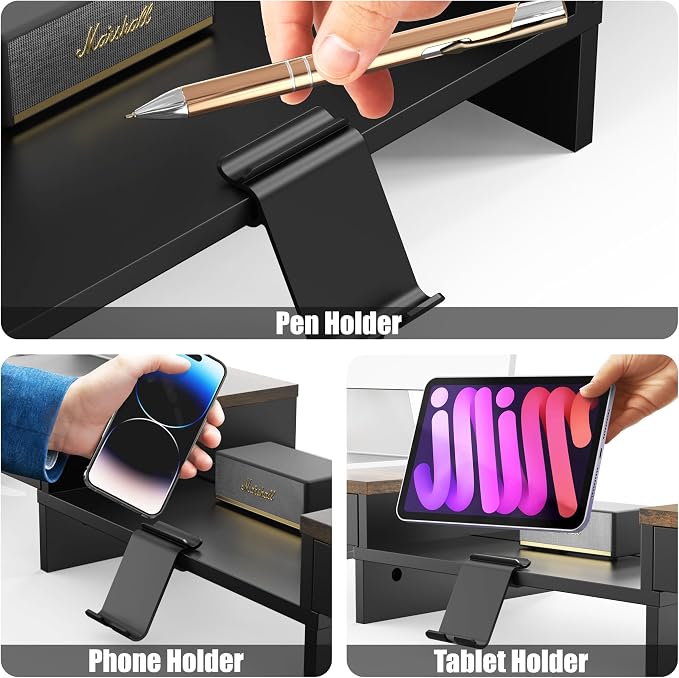 Simple Houseware Desk Dual Monitor Stand Riser - Image 4