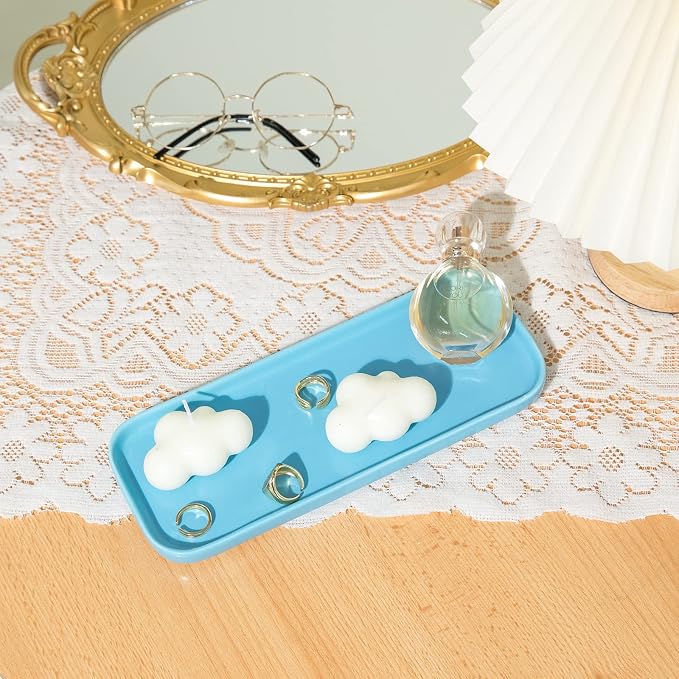 Ceramic Bathroom Tray, Kitchen Sink Organizer Tray, Cosmetics Holder - Image 4