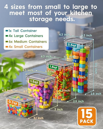 Airtight Food Storage Containers - Image 2