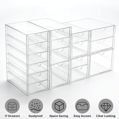 Prsildan Acrylic Drawer Organizer - Image 8
