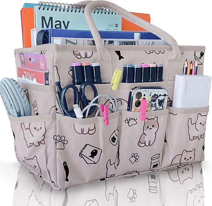 Cupohus Art Organizer Craft Storage Tote Bag by Cupohus