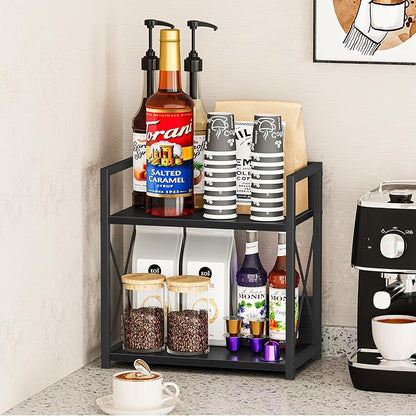 Giikin Countertop Organizer, 2 Tier Coffee Station Organizer - Image 6
