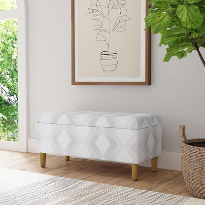 HomePop Malmo 36" Storage Bench - Image 2