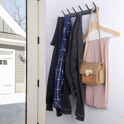 WEBI Coat Rack Wall Mounted, 5 Coat Hooks - Image 6