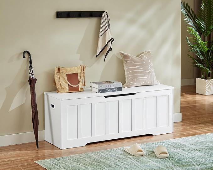 VANKILEY 51.2" Storage Chest Extra Large, Wooden Storage Bench, - Image 6