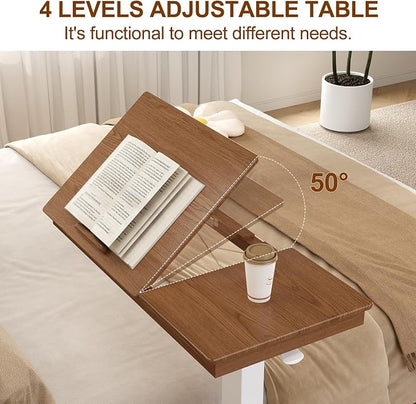 Solid Wood Overbed Bedside Table - Image 5