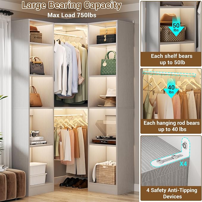 Besiost Corner Closet System - Image 5