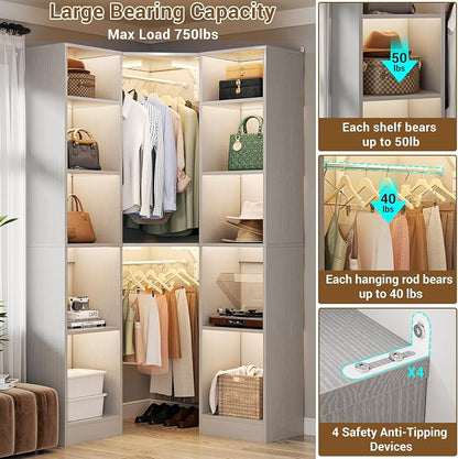 Besiost Corner Closet System - Image 5