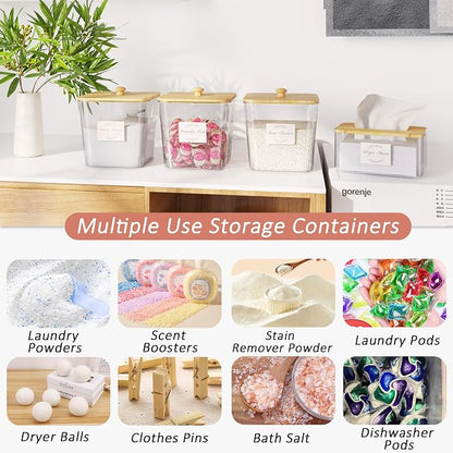 Vincona Laundry Room Organization and Storage, Laundry Pods Container and Dryer - Image 3