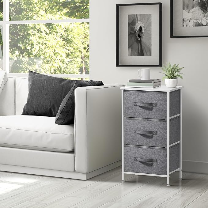 Sorbus Nightstand with 3 Drawers - Image 6