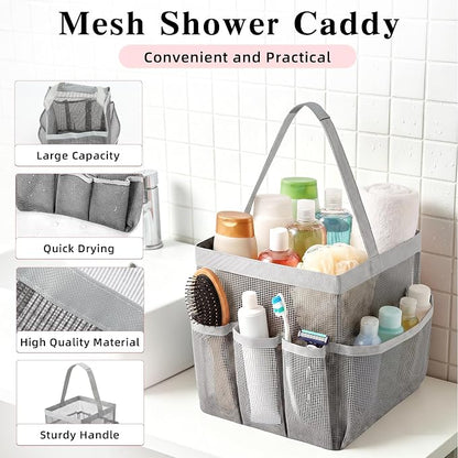 Mesh Shower Caddy, Portable Shower Caddy Bag - Image 4