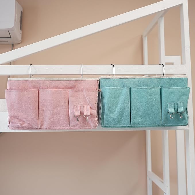 Bedside Caddy, Bedside Hanging Storage Organizer forBunk and Hospital Beds - Image 6