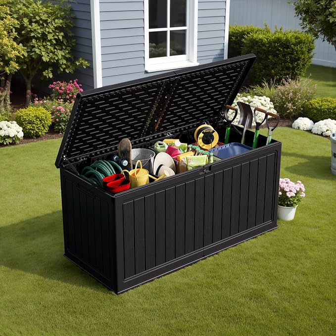 Devoko 260 Gallon Double-Wall Deck Box - Image 6