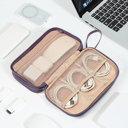 NISHEL Travel Cord Organizer Case, Double Layers Tech Electronic Bag, Essentials - Image 7