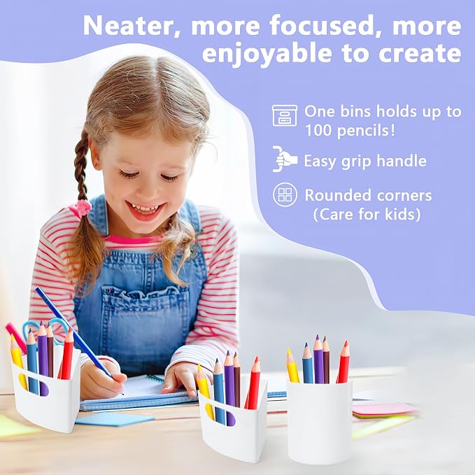 Rotating Art Supply Organizer Storage Caddy - Image 6