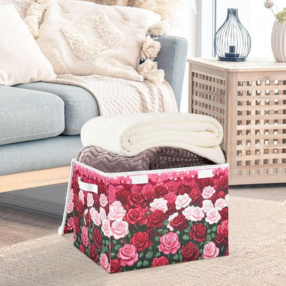 Storage Bins with Lids Storage Containers Storage Box with Handles Storage - Image 6
