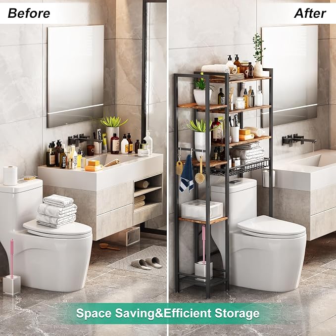 8-Tier Over The Toilet Storage - Image 7