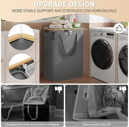 160L Double Laundry Hamper - Image 9