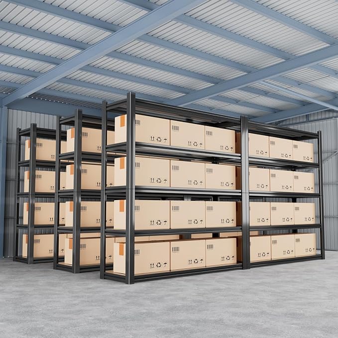 48.2" W Garage Shelving 3000LBS Storage Shelf Heavy Duty Garage Storage Shelves - Image 8