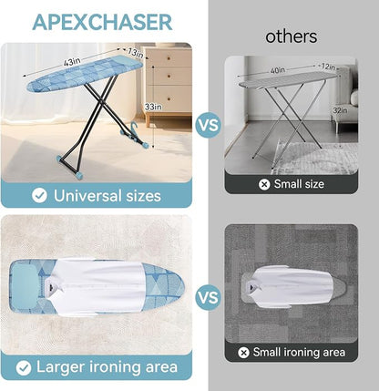 APEXCHASER Ironing Board with Iron Rest, Compact and Space Saver Iron Board - Image 2