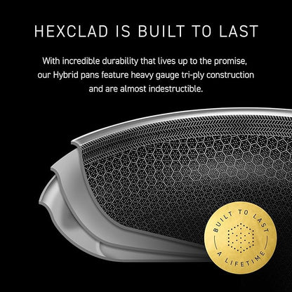 HexClad Hybrid Nonstick 10-Quart Stockpot - Image 5