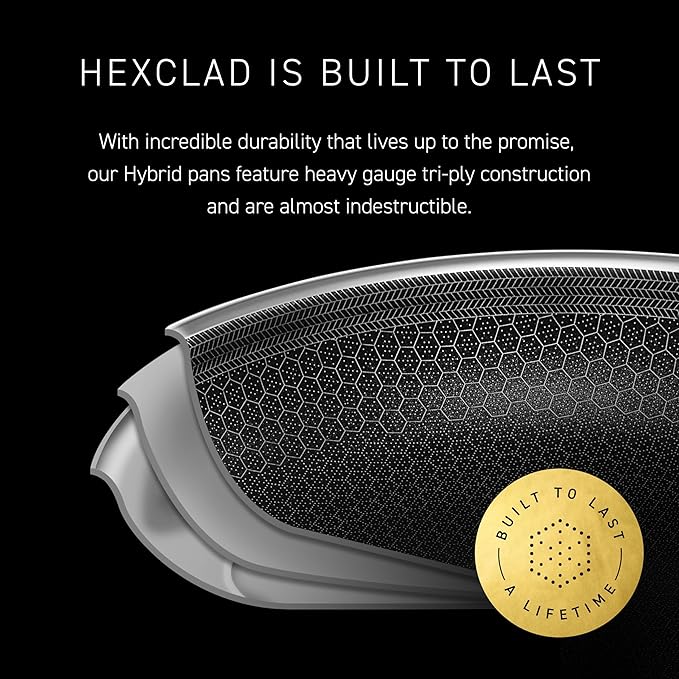 HexClad Hybrid Nonstick 3-Quart Saucepan - Image 5