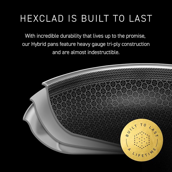 HexClad Hybrid Nonstick 2-Quart Saucepan - Image 5