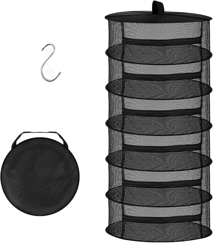 Desy & Feeci Drying Net Herbs 6-Layer Hanging Herbs Drying Rack Drying Net by DesyFeeci