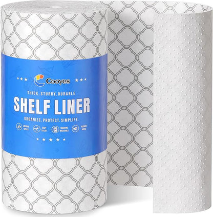 Cooyes Non Slip Refrigerator Liners, 2 in 1 Absorbent Fridge Liners and Fresh by Cooyes