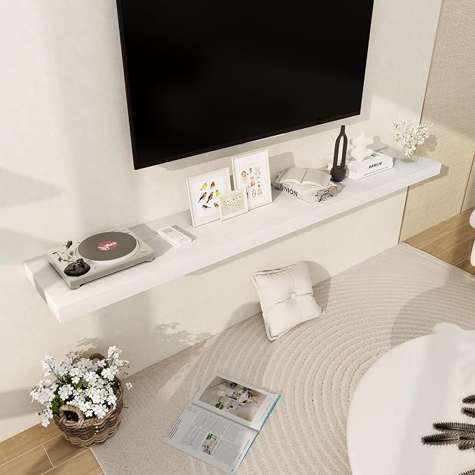 Fun Memories 72 Inch Floating Shelf, 12 Inch Deep Wall Shelf - Image 2