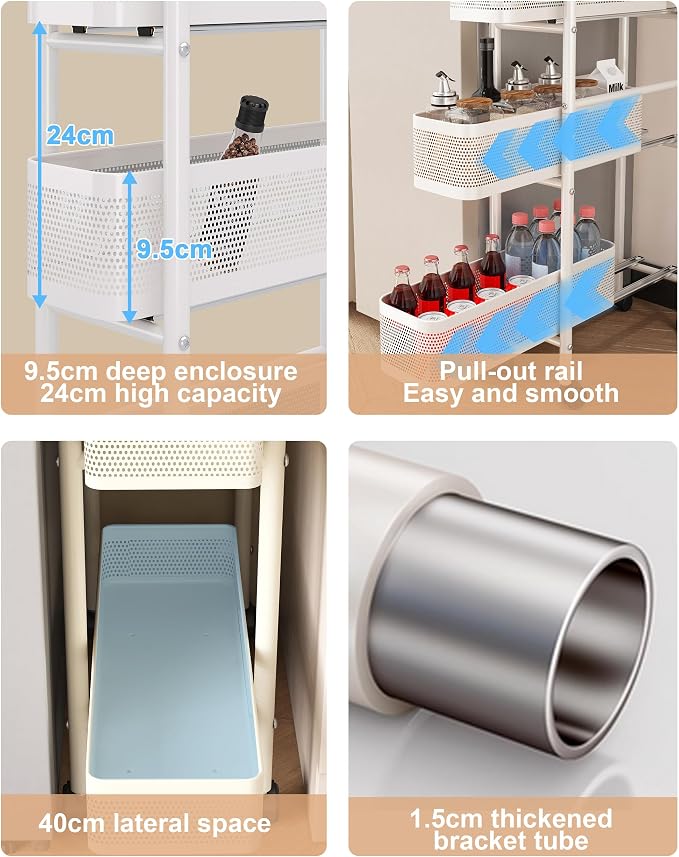 UMDONX Slim Storage Cart 5 Tier - Image 5