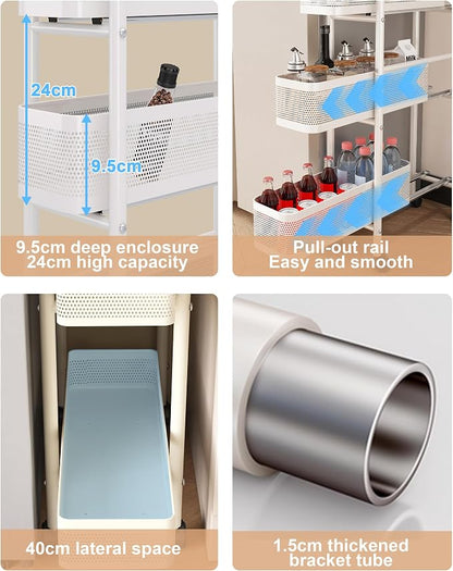 UMDONX Slim Storage Cart 5 Tier - Image 5