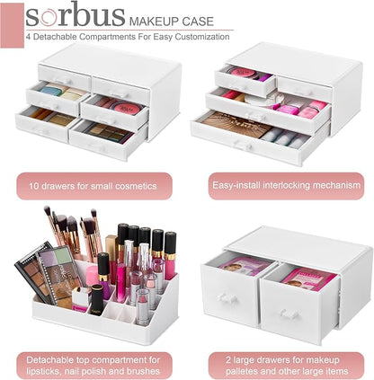 Sorbus Large Makeup Organizer - Image 4