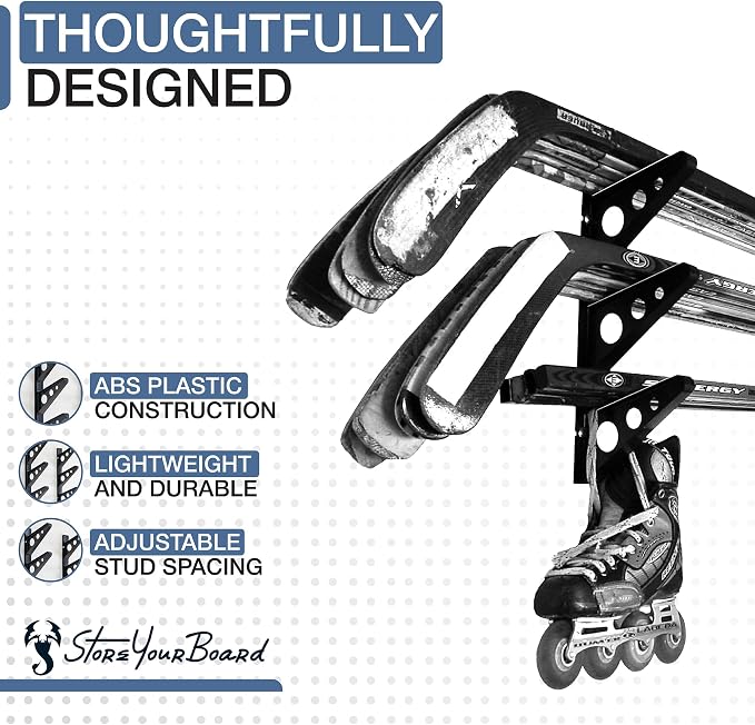 StoreYourBoard Hockey Stick Rack, Wall Mount Garage Storage - Image 3