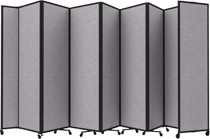 Versare Room Divider 360 Portable Wall Partition | Folding Panels | Large by VERSARE