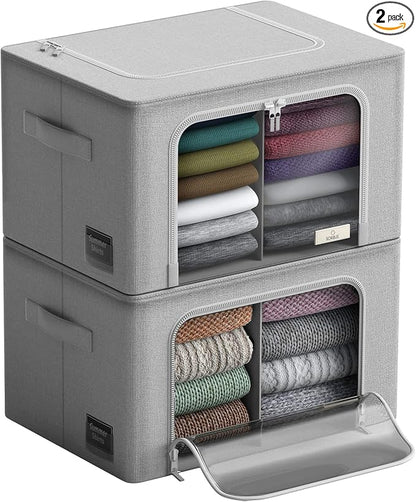 Sorbus Storage Bins with Divided Interior by Sorbus