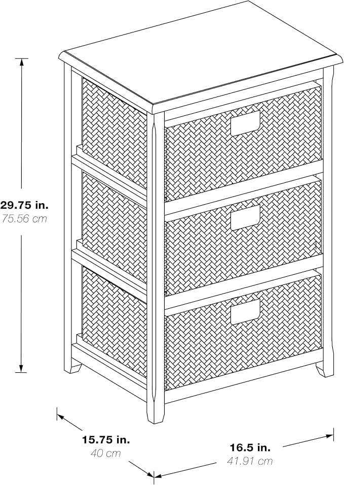 OSP Home Furnishings Seabrook Storage Tower - Image 3