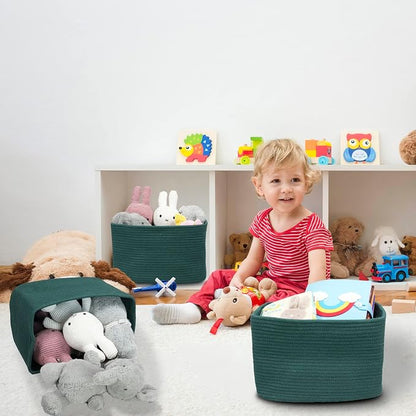 Cotton Rope storage Basket Bins15X10X9.3“ Basket - Image 5