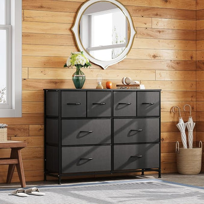 WLIVE Dresser for Bedroom with 8 Drawers, Wide Fabric Dresser for Storage and - Image 9