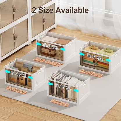 JOYMOOP Folding Storage Bins Organizer, 336 Quart Collapsible Storage Boxes - Image 7