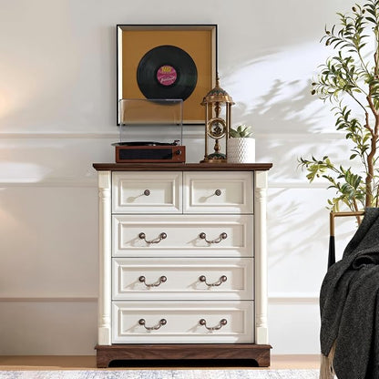 Farmhouse 5 Drawer Dresser - Image 4