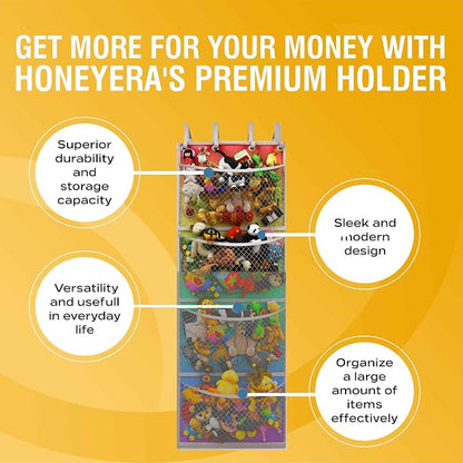 Honeyera The Original Storage for Stuffed Animals, Over Door Organizer for - Image 6