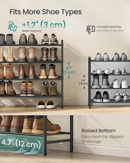 SONGMICS Metal Shoe Rack, Free Standing Shoe Organizer - Image 5