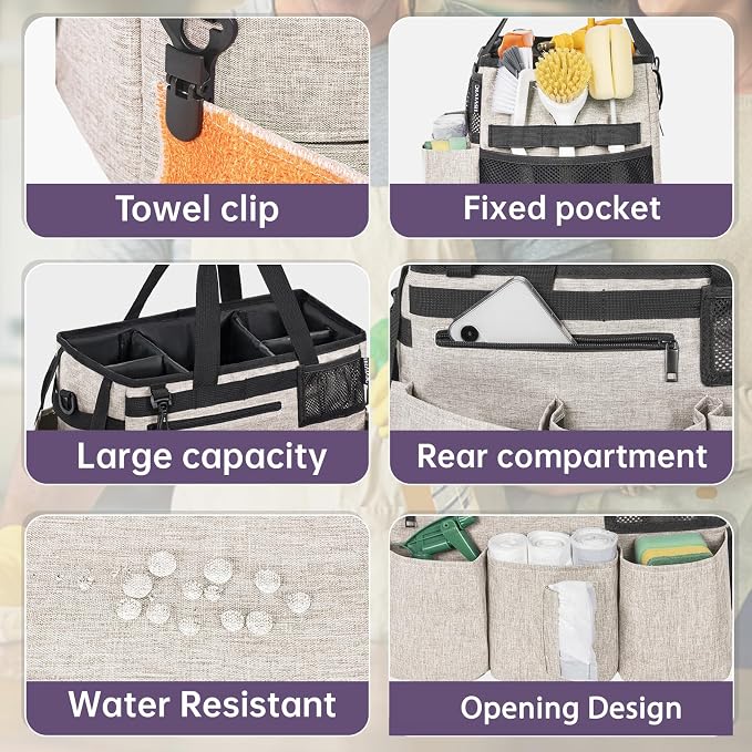 IBVIVIC Wearable Cleaning Caddy Bag - Image 4