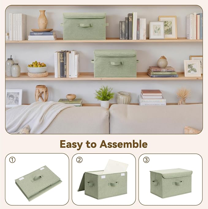 GRANNY SAYS Storage Bins with Lids, Decorative Storage Boxes, Clothes Stoarge - Image 6