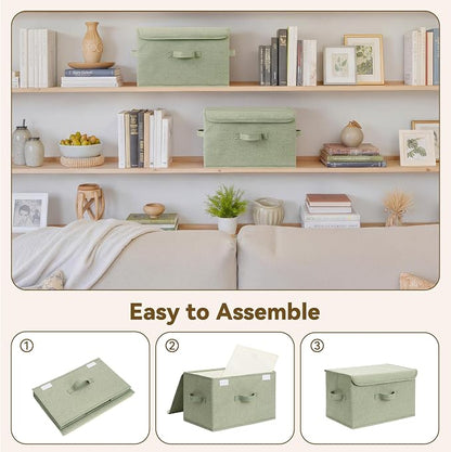 GRANNY SAYS Storage Bins with Lids, Decorative Storage Boxes, Clothes Stoarge - Image 6