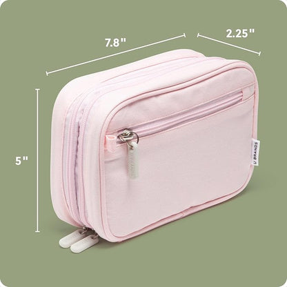 U Brands Canvas Tech Organizer Pouch 9 Compartments, 7.8 x 5 Inch Cable - Image 2