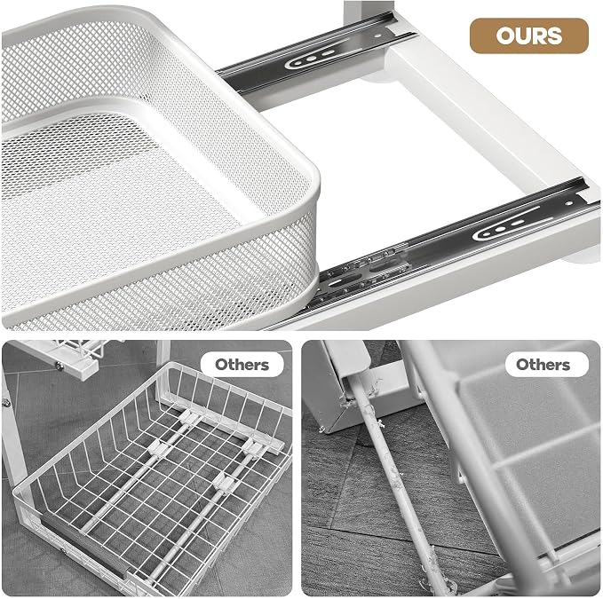2-Pack 18.5 IN Depth Under Sink Organizer - Image 3