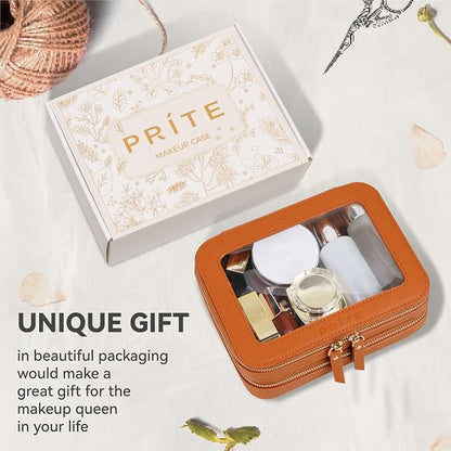 Prite Large Clear Makeup Bag Double Layer Makeup Bag - Image 6